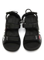 fila sandals kids black