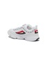 Detail View - Click To Enlarge - FILA - 'Disrutor' logo band panelled leather kids sneakers
