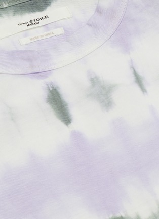  - ISABEL MARANT ÉTOILE - 'Dena' logo embroidered tie dye T-shirt
