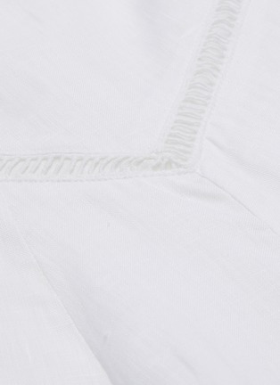 Detail View - Click To Enlarge - ISABEL MARANT ÉTOILE - Yoke waist A-line linen skirt