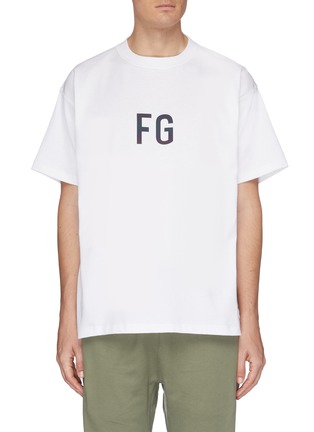 Main View - Click To Enlarge - FEAR OF GOD - 'FG' Short-sleeved T-shirt