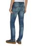 Back View - Click To Enlarge - DENHAM - 'Razor' rip-and-repair washed slim jeans