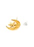 Detail View - Click To Enlarge - JENNIFER BEHR - 'Callisto' embellished crescent-shape stud earrings