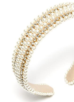 Detail View - Click To Enlarge - JENNIFER BEHR - 'Paige' pearl embellished headband
