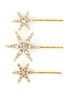 Main View - Click To Enlarge - JENNIFER BEHR - 'Aurelia' embellished star bobby pin set