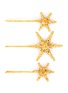 Figure View - Click To Enlarge - JENNIFER BEHR - 'Aurelia' embellished star bobby pin set