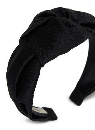Detail View - Click To Enlarge - JENNIFER BEHR - 'Samaya' knotted silk headband