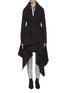 Main View - Click To Enlarge - NORMA KAMALI - Belted asymmetric draped robe coat