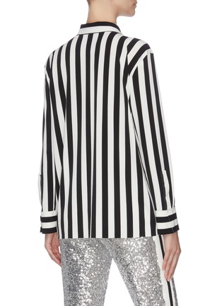 Back View - Click To Enlarge - NORMA KAMALI - Striped shirt