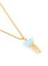 Detail View - Click To Enlarge - BJØRG - 'Blue of the Sky' topaz 18k gold-plated silver pendant necklace