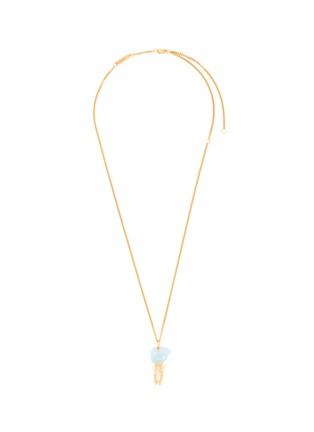 Main View - Click To Enlarge - BJØRG - 'Blue of the Sky' topaz 18k gold-plated silver pendant necklace