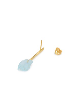 Detail View - Click To Enlarge - BJØRG - 'Suns and Daughters' topaz 18k gold-plated silver earrings