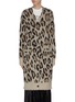 Main View - Click To Enlarge - R13 - Leopard knit cardigan