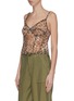 Front View - Click To Enlarge - R13 - Leopard print sleeveless corset cami top
