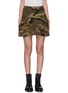 Main View - Click To Enlarge - R13 - Camo print flounce mini skirt