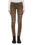 Main View - Click To Enlarge - R13 - 'Kate' leopard print skinny jeans