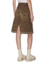 Back View - Click To Enlarge - R13 - 'Norbury' leopard print split hem denim skirt