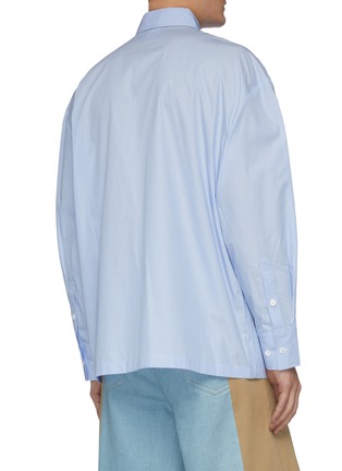 Back View - Click To Enlarge - FENG CHEN WANG - Chinese handwoven panel shirt