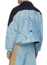 Back View - Click To Enlarge - FENG CHEN WANG - Resist dye panel colourblock jacket