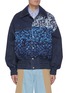Main View - Click To Enlarge - FENG CHEN WANG - Chinese resist dye handwoven denim jacket