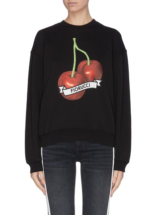 Main View - Click To Enlarge - FIORUCCI - Cherry logo print sweater