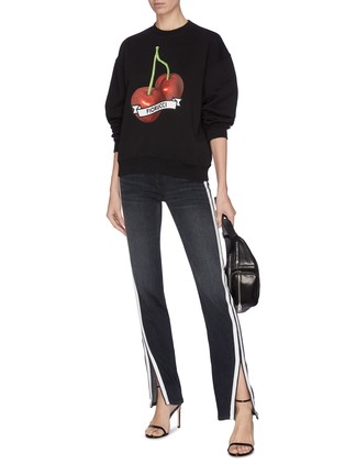 Figure View - Click To Enlarge - FIORUCCI - Cherry logo print sweater