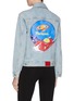 Back View - Click To Enlarge - FIORUCCI - Spaceship print logo patch denim jacket