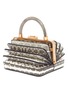Figure View - Click To Enlarge - GABRIELA HEARST - 'Diana' accordion frame snakeskin leather bag