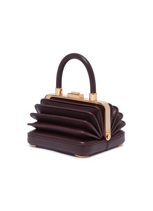 Figure View - Click To Enlarge - GABRIELA HEARST - 'Mini Diana' accordion frame leather bag