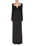 Main View - Click To Enlarge - SOLACE LONDON - 'Jaya' sweetheart neckline paneled jumpsuit