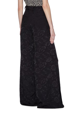 Back View - Click To Enlarge - STAUD - Floral Embroidery Serge Pants