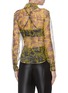 Back View - Click To Enlarge - STAUD - 'Brady' graphic print sheer organza top