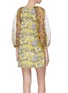 Back View - Click To Enlarge - STAUD - 'Garden' puff sleeve graphic print mini dress
