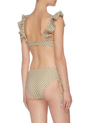 Back View - Click To Enlarge - SIMKHAI - Chain print side tie swimsuit bottoms