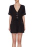 Main View - Click To Enlarge - SIMKHAI - 'Luxe' contrast piping romper