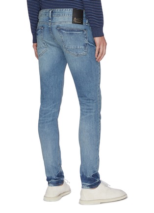 Back View - Click To Enlarge - DENHAM - 'Future' ombre wash skinny jeans