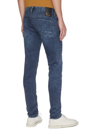 Back View - Click To Enlarge - DENHAM - 'Bolt' dark wash skinny jeans