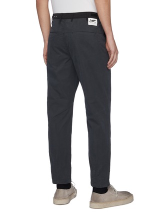 Back View - Click To Enlarge - DENHAM - 'Force' elastic waist cuff pants