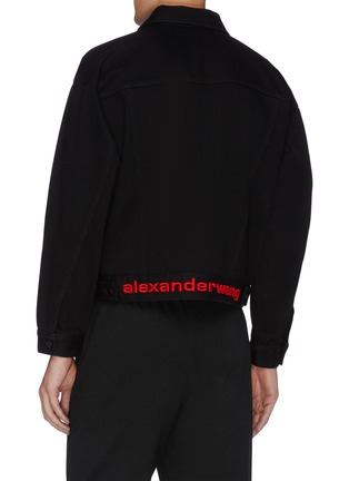  - ALEXANDER WANG - x Lane Crawford logo embroidered denim jacket