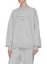 Front View - Click To Enlarge - ALEXANDER WANG - x Lane Crawford logo embellished unisex sweatshirt