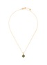 Main View - Click To Enlarge - BUCCELLATI - Opera Color' malachite yellow gold floral pendant necklace