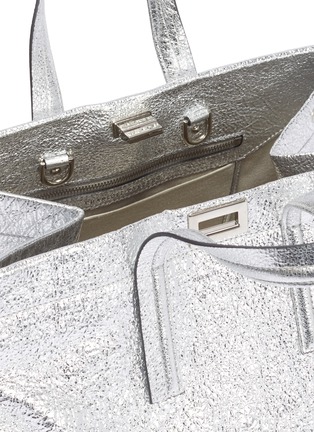 Detail View - Click To Enlarge - CHARLOTT VASBERG  - 'Night Prowler' metallic leather tote bag