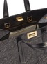 Detail View - Click To Enlarge - CHARLOTT VASBERG  - 'Night Prowler' patent leather tote bag