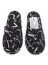 Figure View - Click To Enlarge - DENHAM - x MEDICOM graphic print slippers