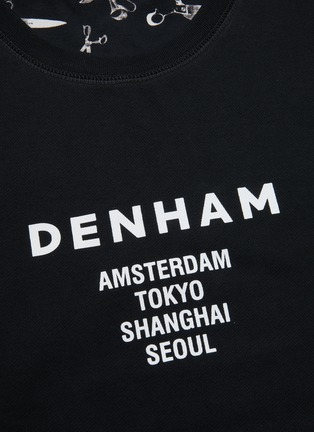 - DENHAM - x MEDICOM logo slogan print sweatshirt