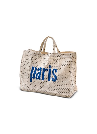 Main View - Click To Enlarge - BONTON - Paris cabas bag – White and Blue
