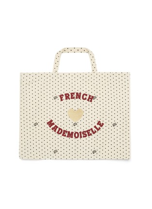 Main View - Click To Enlarge - BONTON - French Mademoiselle tote bag – Ecru