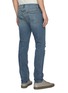 Back View - Click To Enlarge - FRAME - 'L'Homme' distressed acid wash skinny jeans