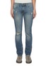 Main View - Click To Enlarge - FRAME - 'L'Homme' distressed acid wash skinny jeans