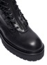 Detail View - Click To Enlarge - ANN DEMEULEMEESTER - Leather combat boots
